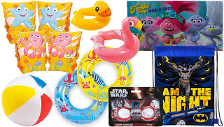 Kid's Swimming Inflatables & Goggles Set - 2 Options