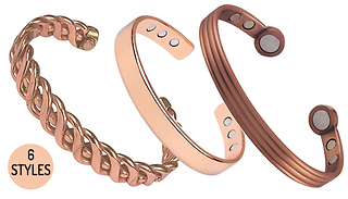 Acusoothe Copper Magnetic Bracelet - 6 Styles