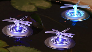 Solar Colour Changing LED Floating Pond Light - Butterfly or Dragonfly