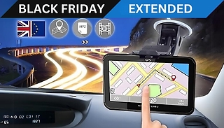 5-Piece Touchscreen GPS Sat Nav - UK & EU Maps
