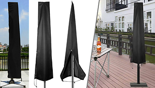 Garden Parasol Waterproof Cover With Storage Bag - 3 Sizes