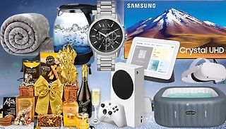 Mega Mystery Gift Deal - Samsung TV, Xbox S, Armani Watch & More