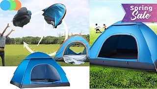 3-Person Pop-Up Portable Waterproof Camping Tent - 3 Colours