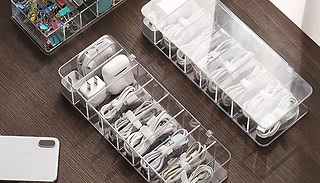 6, 7 or 11-Grid Underwear Organiser - 3 Colours