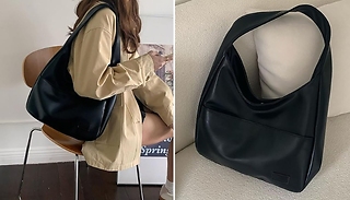 Large Retro Shoulder Tote Bag - 3 Colours!