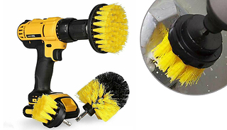 3-Piece Scrubbing Brush Kit