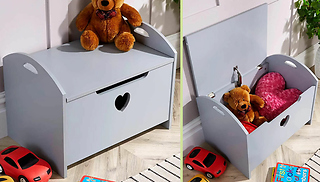 Toy Storage Wooden Heart Cabinet - 2 Colours