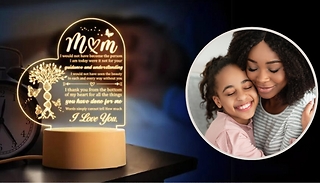 I Love You Mum Acrylic Night Light