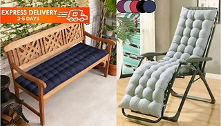 Multi-Use Sun Lounger Cushion Pad! - 1 or 2-Pack & 5 Colours