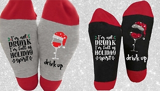 Funny Christmas Novelty Socks - 2 Colours 
