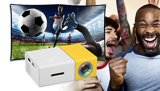 Home Cinema Bundle - Portable 1080P LED Projector & 84 Inch Screen