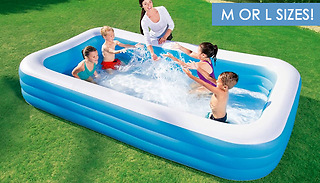 Bestway Inflatable Family Swimming Pools - 6.5ft or 8.8ft!