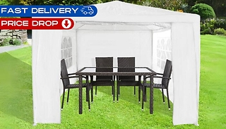 3m Waterproof Pop-Up Gazebo with Detachable Sides! - 4 Colours