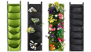 7-Pocket Wall Hanging Planter Bag - 2 Colours