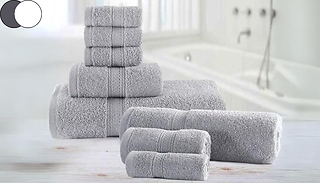 8-Piece Egyptian Cotton Premium Towels! - 2 Colours