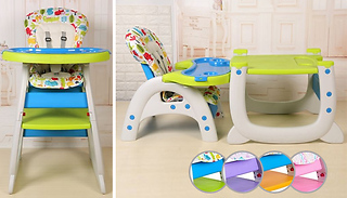 Adjustable 3-in-1 Baby Highchair - 4 Colours