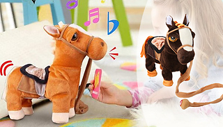 Interactive Electric Walking & Singing Pony - 2 Colours