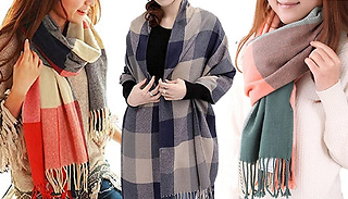 Oversized Pashmina Scarf - 4 Colours