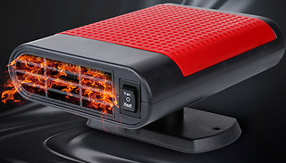 12V or 24V Portable Car Dashboard Heater - 2 Colours