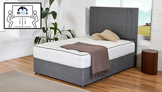 Oxford Divan Bed with Headboard & Memory Sprung Mattress! - 3 Drawer O ...