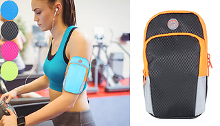 Breathable Sweatproof Sports Armband Bag - 4 Colours