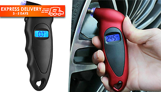 Digital Tire Pressure Gauge with LCD Display - 2 Colours