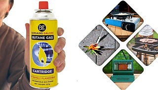 4, 8, 16 or 28 Butane Gas Canisters