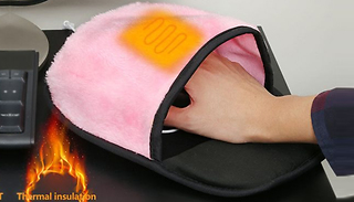 USB Heated Hand Warmer Mouse Pad - 2 Colours
