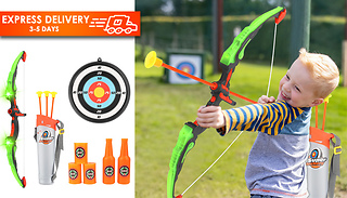 Kid's Light Up Archery Target Play Set