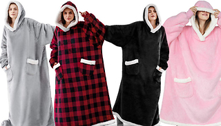 Oversized Lazy Poncho Hoodie - 5 Colours