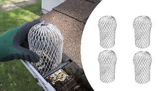 4 or 8-Pack Gutter Downspout Guard Filters