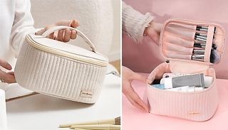 Faux Leather Cosmetic Bag - 6 Colours