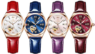 Women's Quartz Dress Wristwatch - 4 Colours