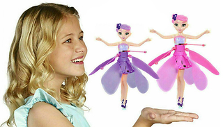 USB Recharging Flying Fairy Toy - 2 Colours