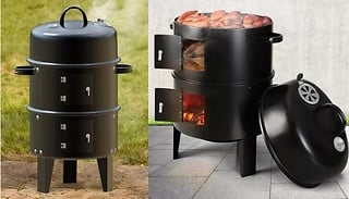 SmokeHouse Triple Chamber Smoker & BBQ Grill