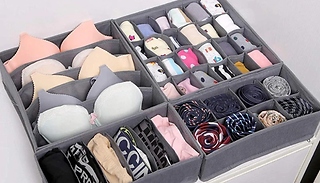 4 or 7-Piece Set of Drawer Organisers