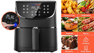 1800W XXL LED Touchscreen 5.5L Air Fryer