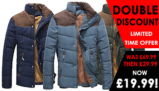 Men's Thermal Padded Jacket - 4 Colours & 6 Sizes