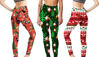 Christmas-Themed Leggings - 5 Designs, 2 Sizes 