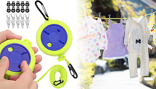 10m Retractable Portable Washing Line