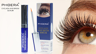 Phoera 3ml Eyelash & Brow Serum - 1 or 2-Pack