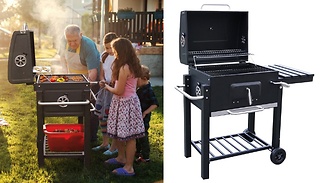 Charcoal Barbecue Grill Smoker & Roaster