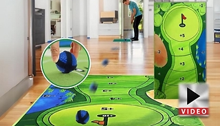 Sticky Golf Mat Game - 3 Sizes and Optional Club!