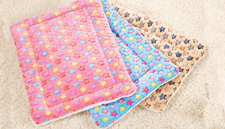 Fleece Pet Pad Blanket - 3 Colours & 4 Sizes