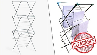 3-Tier Clothes Airer - 2 Colours