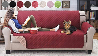 Quilted Sofa Protector - 3 Sizes & 8 Colours