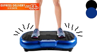 Body Workout Vibration Fitness Platform - Black or Blue