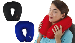 U-Shaped Vibrating Neck Massage Pillow - 3 Colours