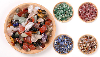 Multi-Colour Crushed Crystal And Agate Stone - 5 Choices