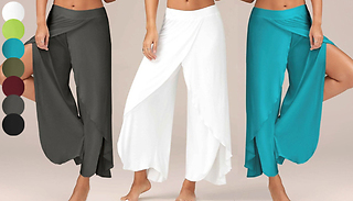 High-Waist Loose Yoga Trousers - 7 Colours & 7 Sizes